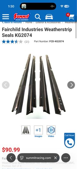 Chevy weatherstrips