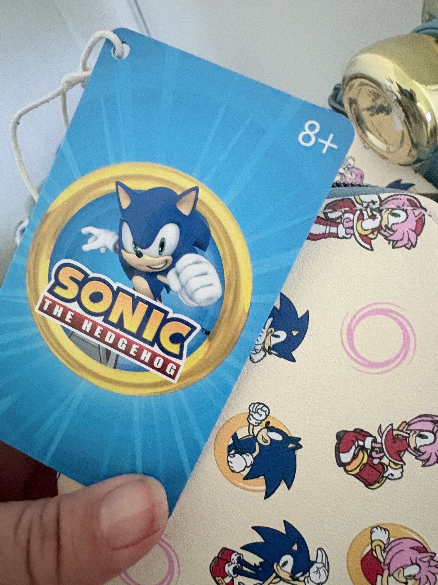 Sonic loungefly bag and matching wallet