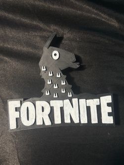 3D printed fortnight logo