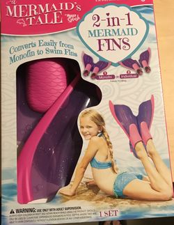 Brand New 2 in 1 Mermaid Fins