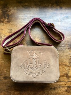 Ralph Lauren Suede Crossbody Bag