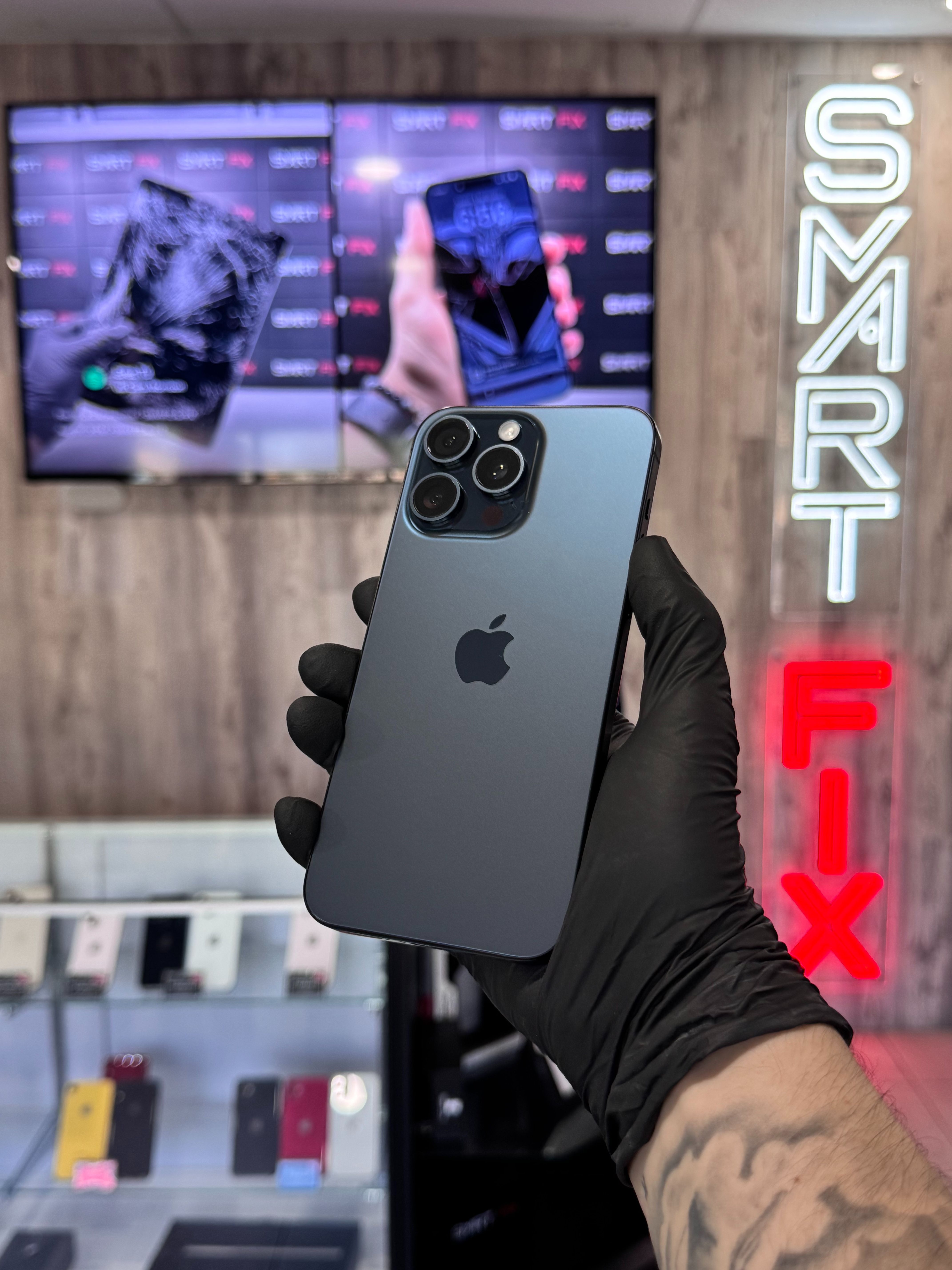 Apple iPhone 15 Pro Max 256 GB - Blue Titanium (Unlocked) + Warranty