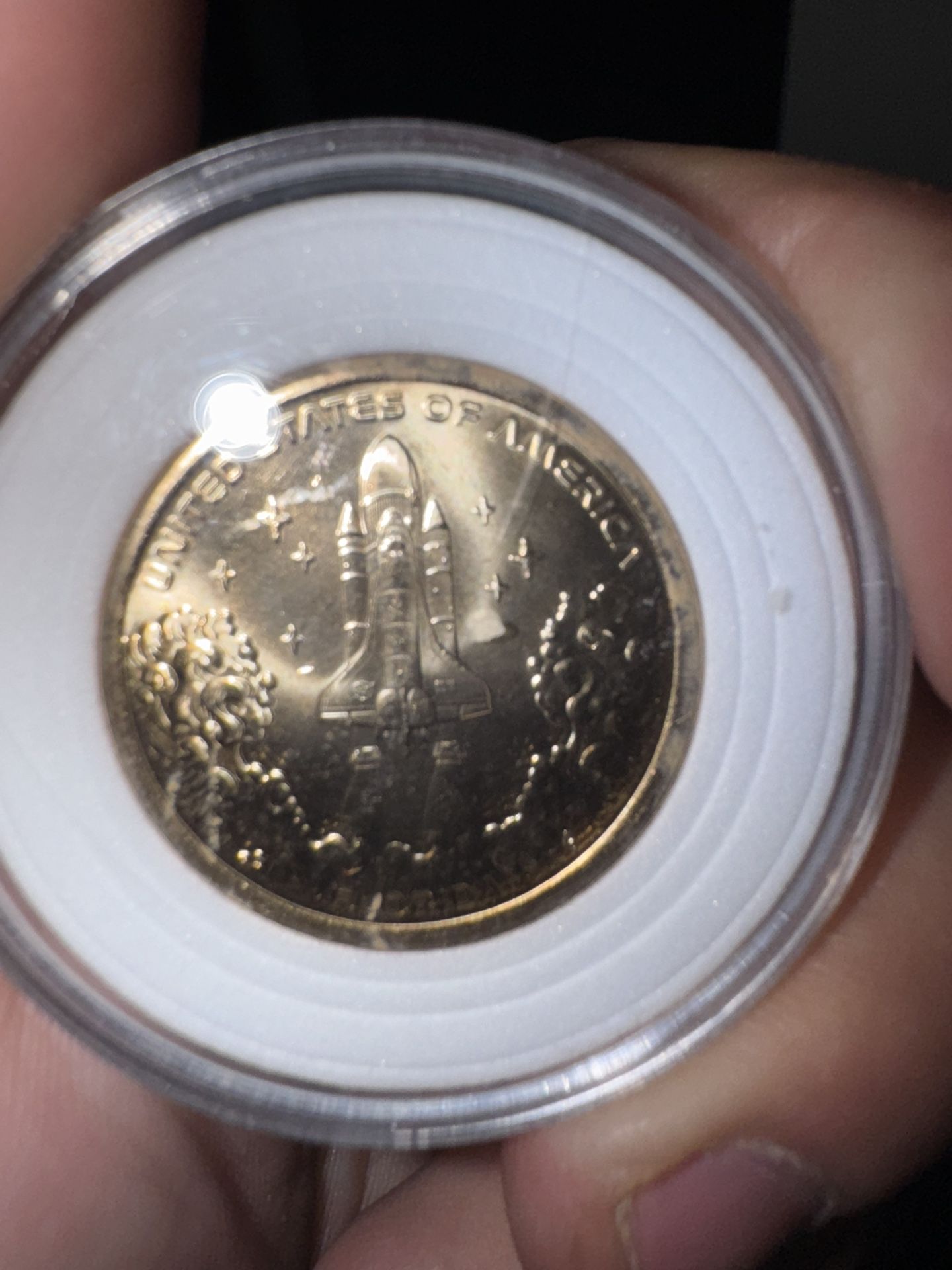 Space Shuttle 1$ Coin Uncirculated