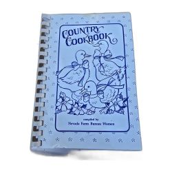 Country Cookbook Nevada Farm Bureau Women Vintage Recipes 1990 Comb Bound
