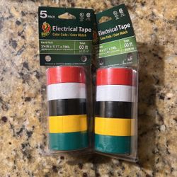 Electrical Tape 5 Pack DUCK