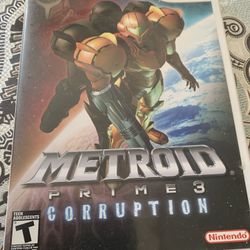 Metroid Prime 3 Corruption Nintendo Wii Game