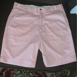Mens Pink Polo Shorts Free Shirt With Purchase!