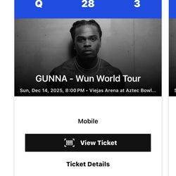 GUNNA Concert Tickets 