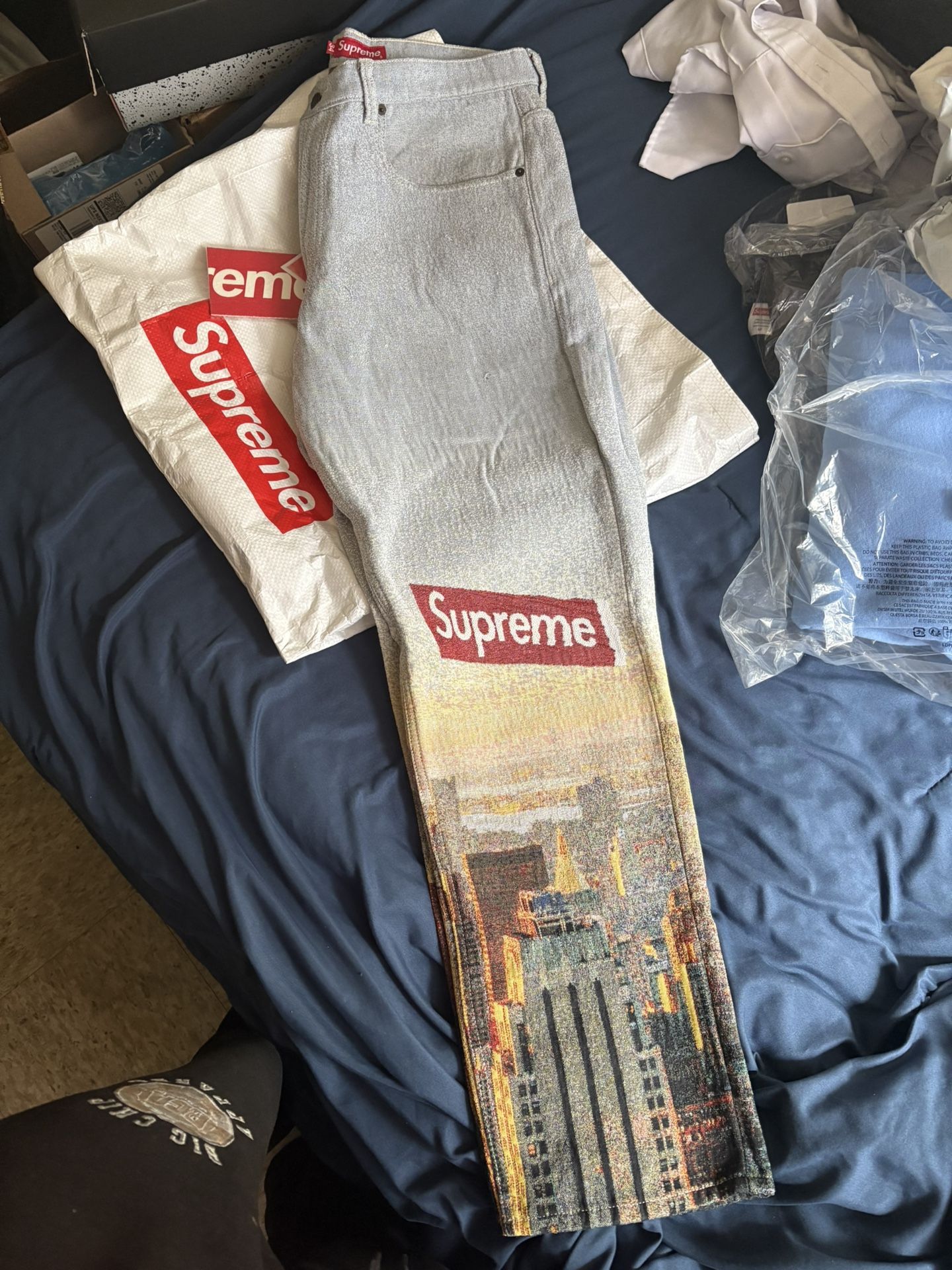 SUPREME Aerial Tapestry Regular Jean 32 Fall⁄Winter 2020 Preview