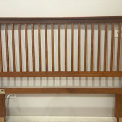 Queen Headboard Real Wood Excellent 