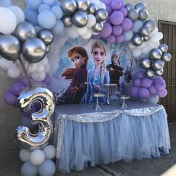 Frozen Balloon Garland Decor