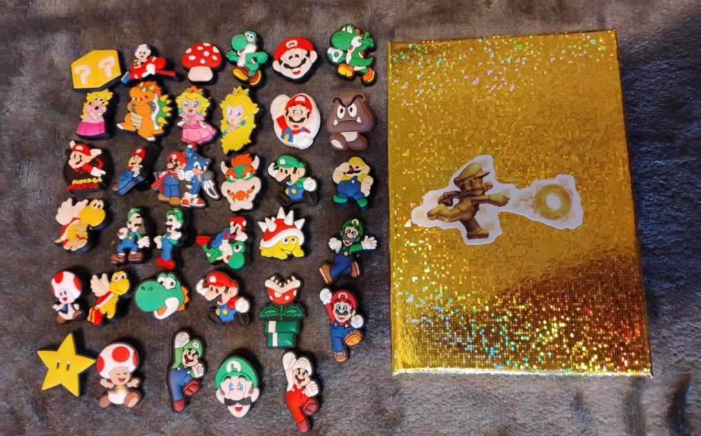 Super Mario Jibbitz W Box lot