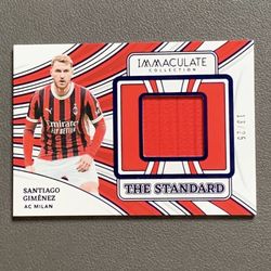 Santiago Gimenez 2024-25 Immaculate Collection - The Standard Jersey /25