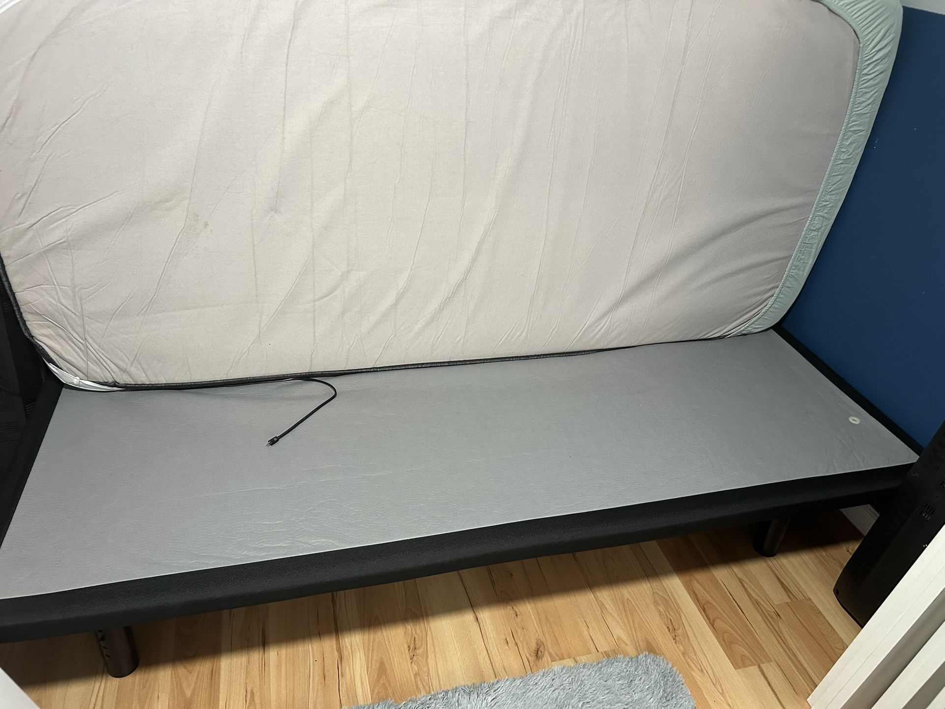 Adjustable Twin Bed Frame With Mattress