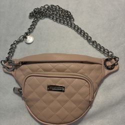 Steve Madden: Pink Leather Fannypack