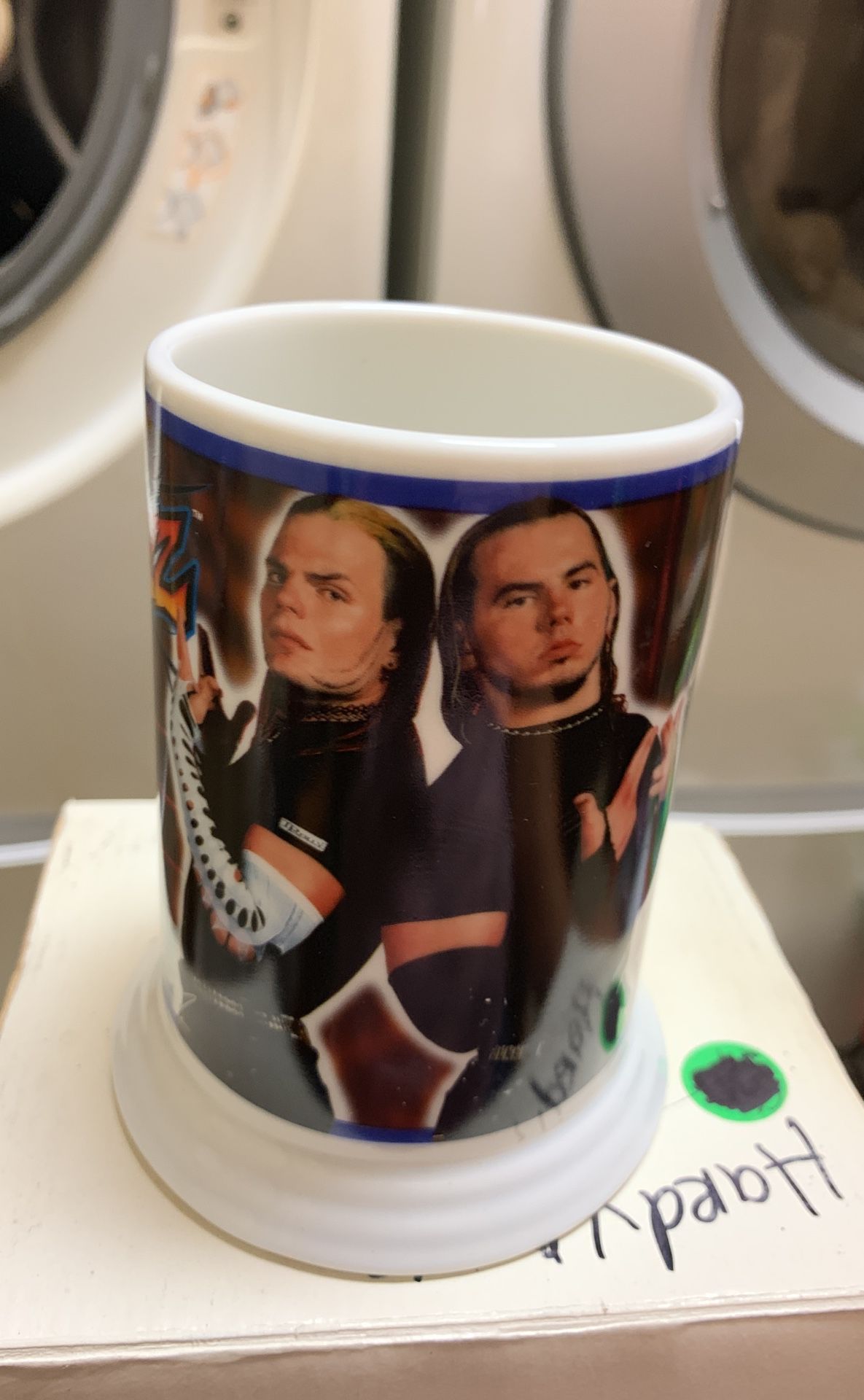 Danberry mint WWE The Hardy Boys drinking mug...