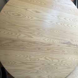 Round Butcher Block Table Tops