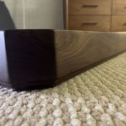 Custom Handmade Walnut Mantel 