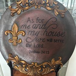 Decorative plate and stand