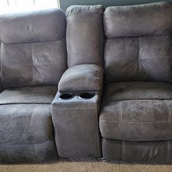 Console Recliner Couch