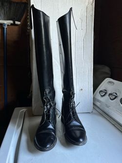 Nouvelle Devon-Aire Style 650 Dressage Boots size 5 reg— worn 6x box included. TRULY Like new