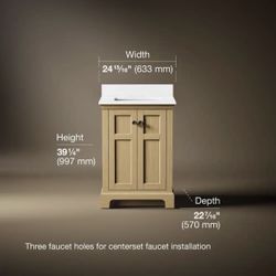 Kohler 24” Vanity With sink