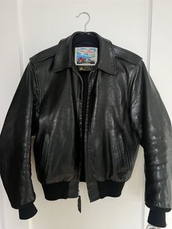 Aero Leather Jacket - “Happy Days” - Size 36, S/M