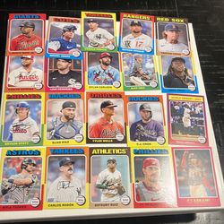 Baseball card lot 2024 Topps Heritage