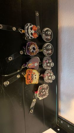 Sally And Jack Badge Reel Holder/ Work ID