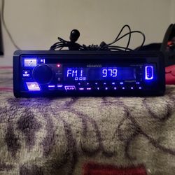 Kenwood Car CD Player With Bluetooth 