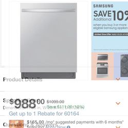 Samsung Dish Washer
