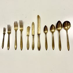 Swedish Dirigold Flatware Set 124 Pieces