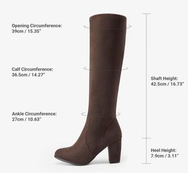High knee boots