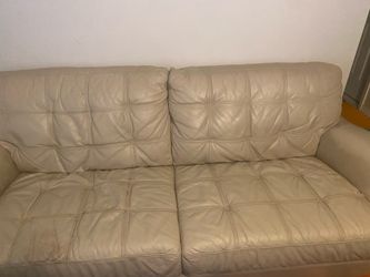 Leather couch