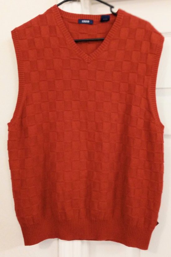 Red Izod Sweater Vest