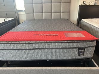 Queen Mattress Pillow Top With Box Spring  