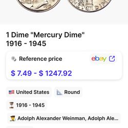 Old  Silver Dimes.nickle Half Dollars Indian Head Penny