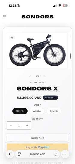 SONDORS e-bike