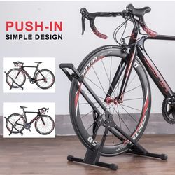 Bike Floor Stand Rack- Indoor Bike Stand for Garage/Home - Bike Storage Bicycle Parking Rack 