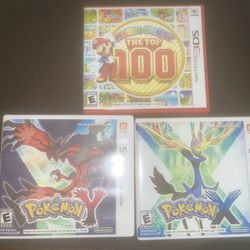 Pokémon X&Y Plus Mario Party 3DS