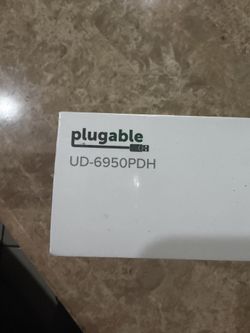 Plugable USB C Laptop Docking Station, Dual Monitor 4K 60Hz