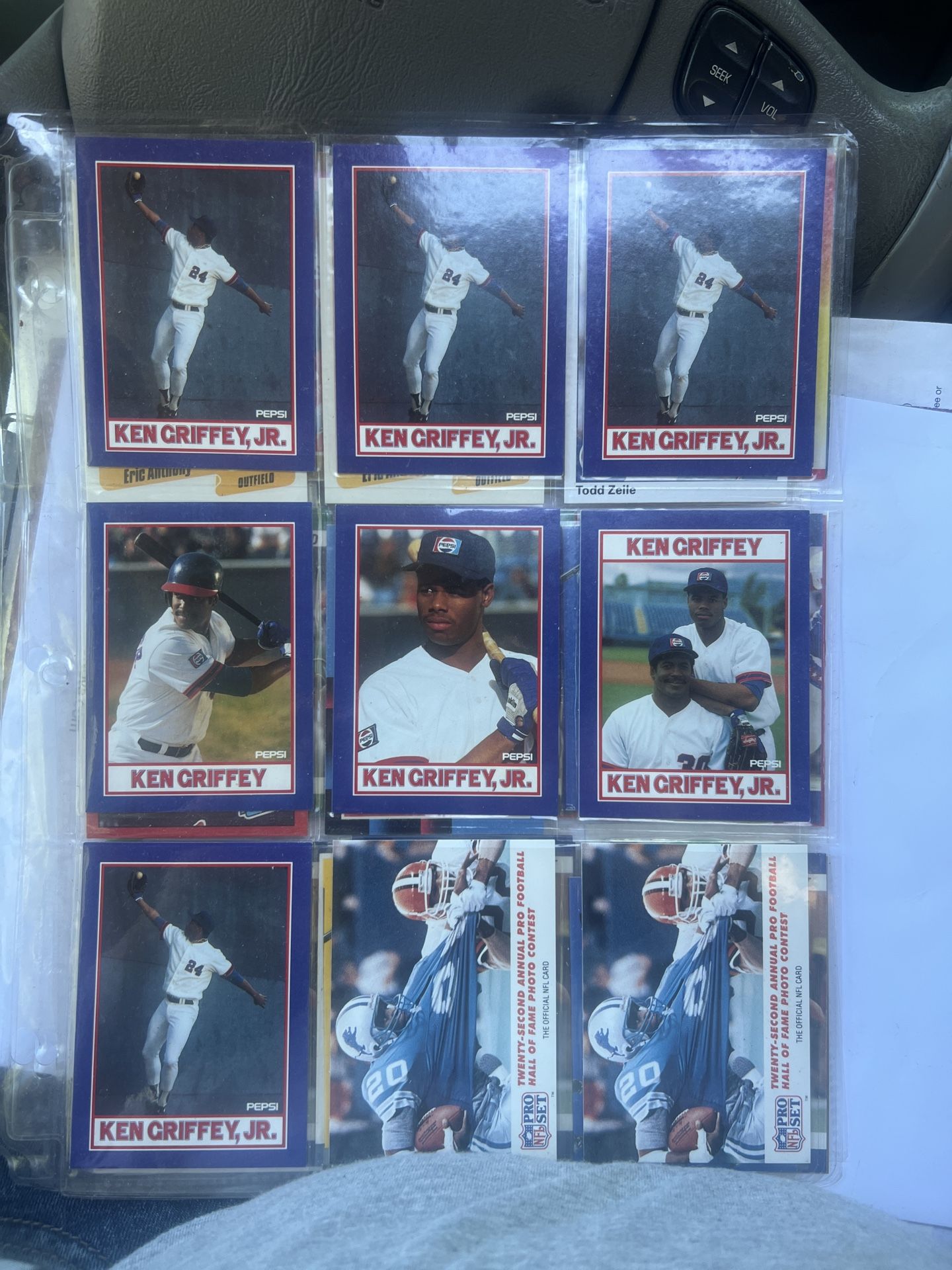 Misc Base Ball And Foot Ball Cards. Lot