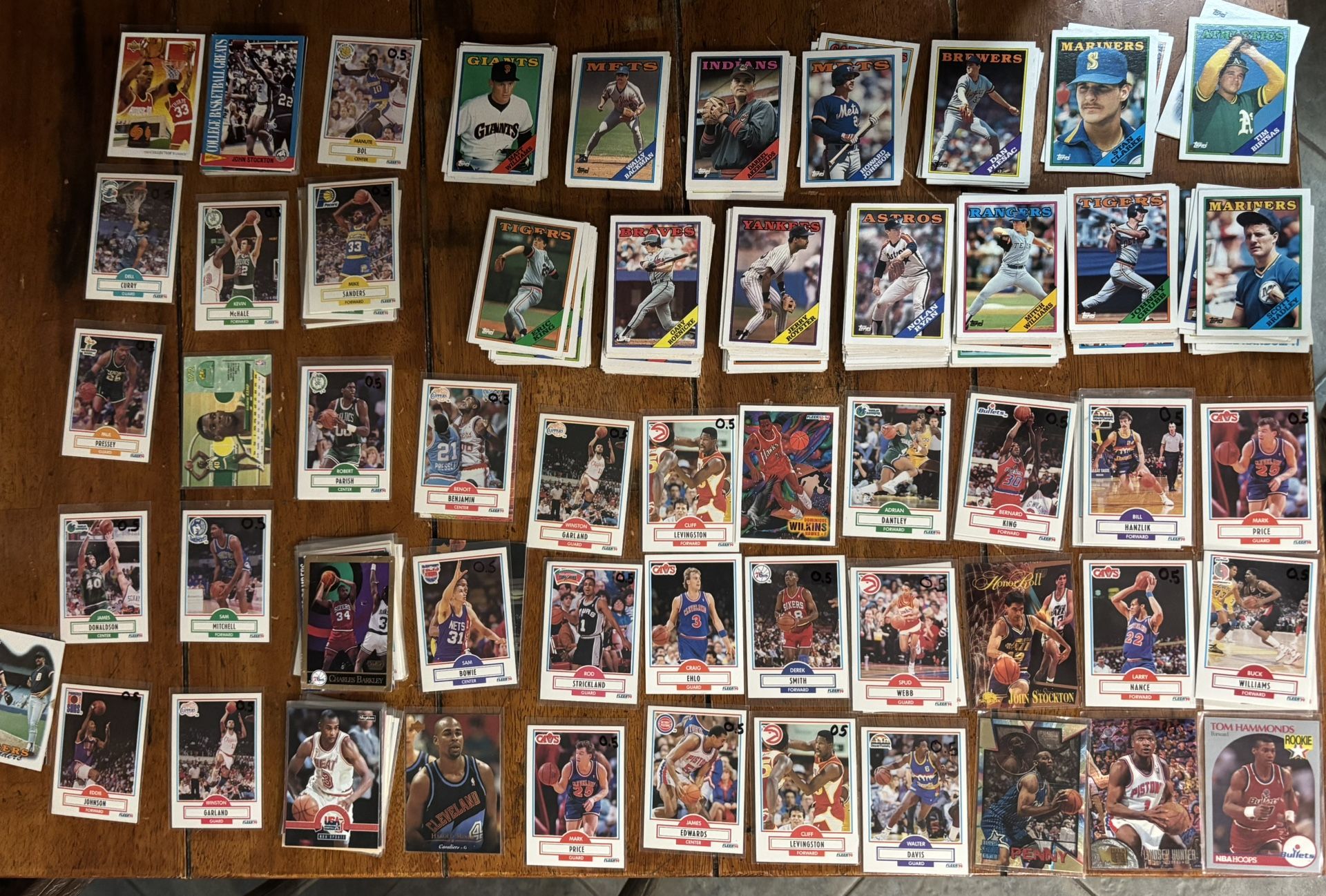 ###Basketball•Baseball Card Collection•70’s•80’s•90’s
