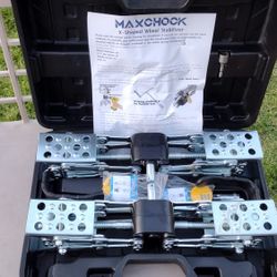 Maxchock X-Shaped Stabilizer Wheel Chock (2 Pack)