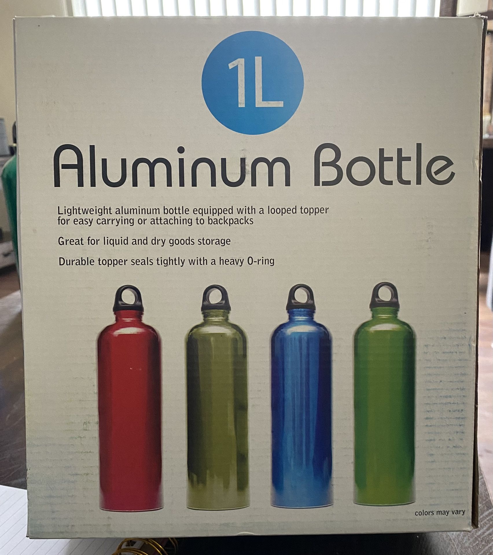 10 Aluminum Liquid Bottles 