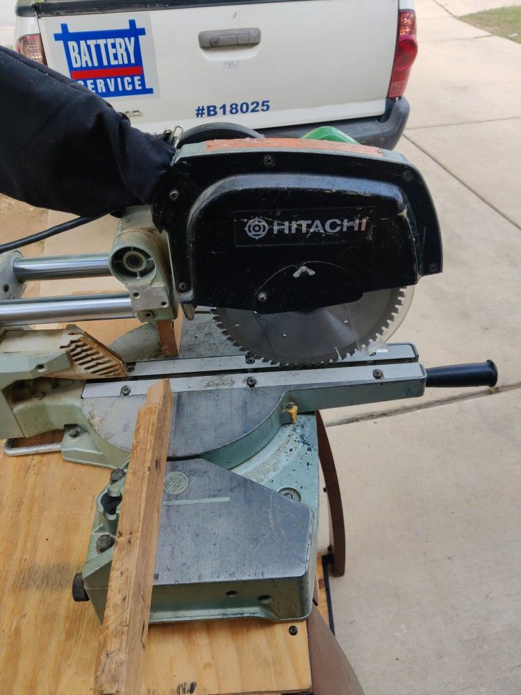 Hitachi sliding miter saw for Sale in San Antonio, TX OfferUp