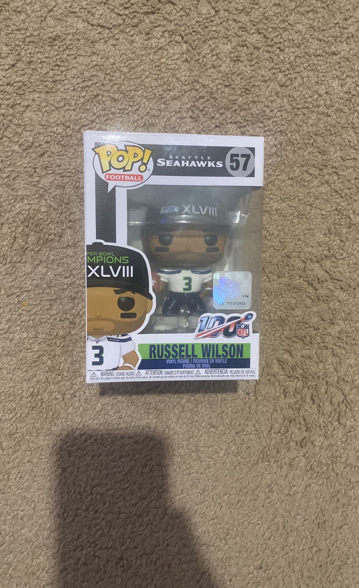 Russell Wilson Pop Figure