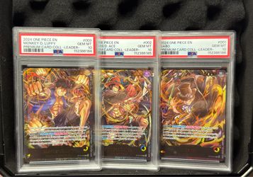 Luffy Ace Sabo Premium Card Collection Sequential - PSA 10