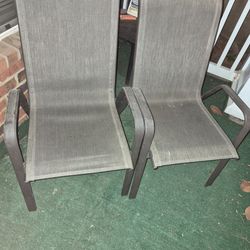 Adjustable table and two chairs