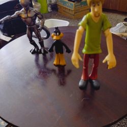 Shaggy, Daffy Duck, Frieza Action Figures 